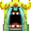 A gif of a pixelized Dota hero crying